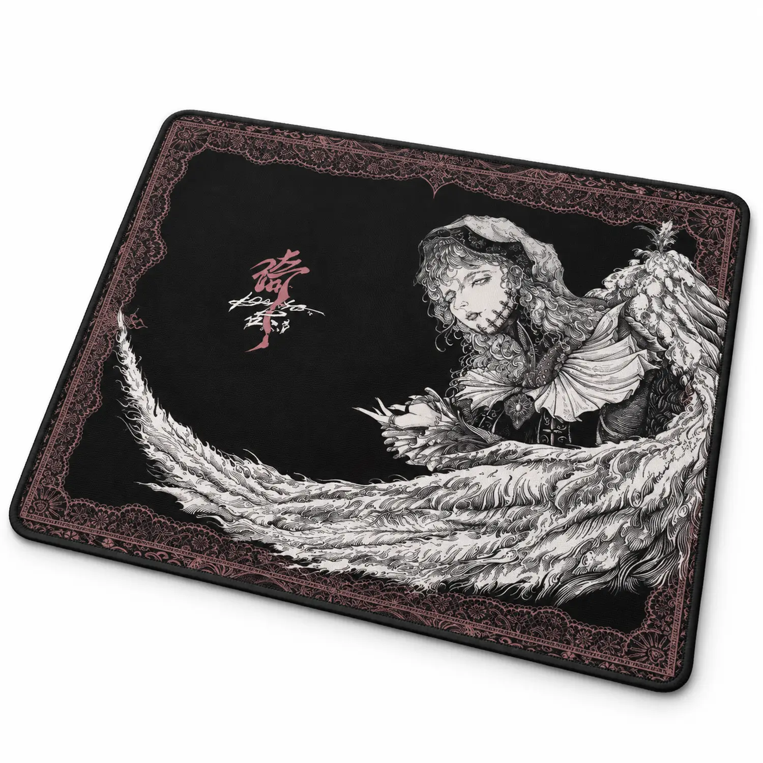 FENG Feather Gothic Negro/Rosa · Mid Rubber — 01_FENG-Feather-Gothic-Wave_Portada-Blanca_1500x1500